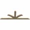 Ekena Millwork Richland Rough Sawn Timber Gable Bracket, Douglas Fir, 72"W x 27"H x 2"D x 4"F, 9/12 Pitch GBW072X27X0204RIC00RDF - alternate 5